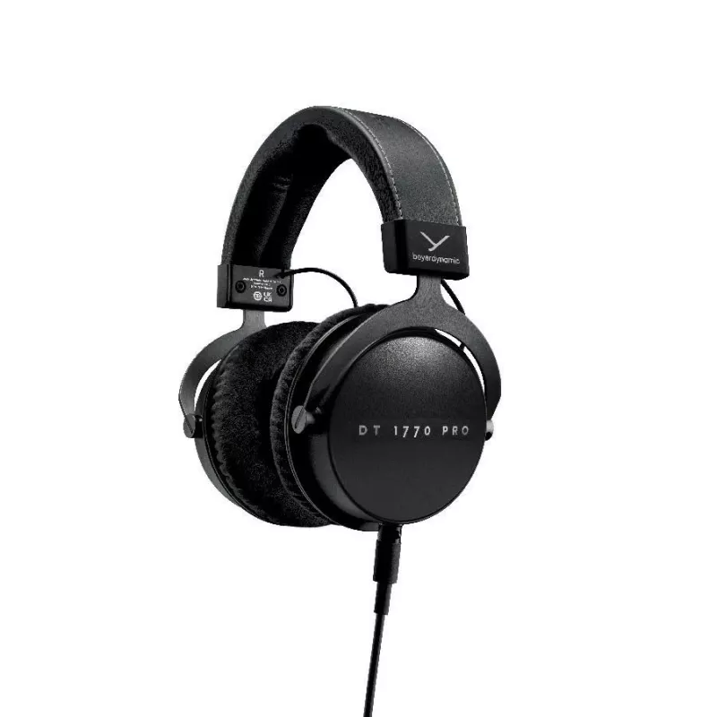 Cuffie Beyerdynamic DT 1770 Pro MKII — cablate, circumaurali, archetto, 50–40000 Hz, 377 g, nere