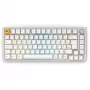 Tastiera gaming Glorious GMMK Pro 75%, ISO, Pre-Built, bianca