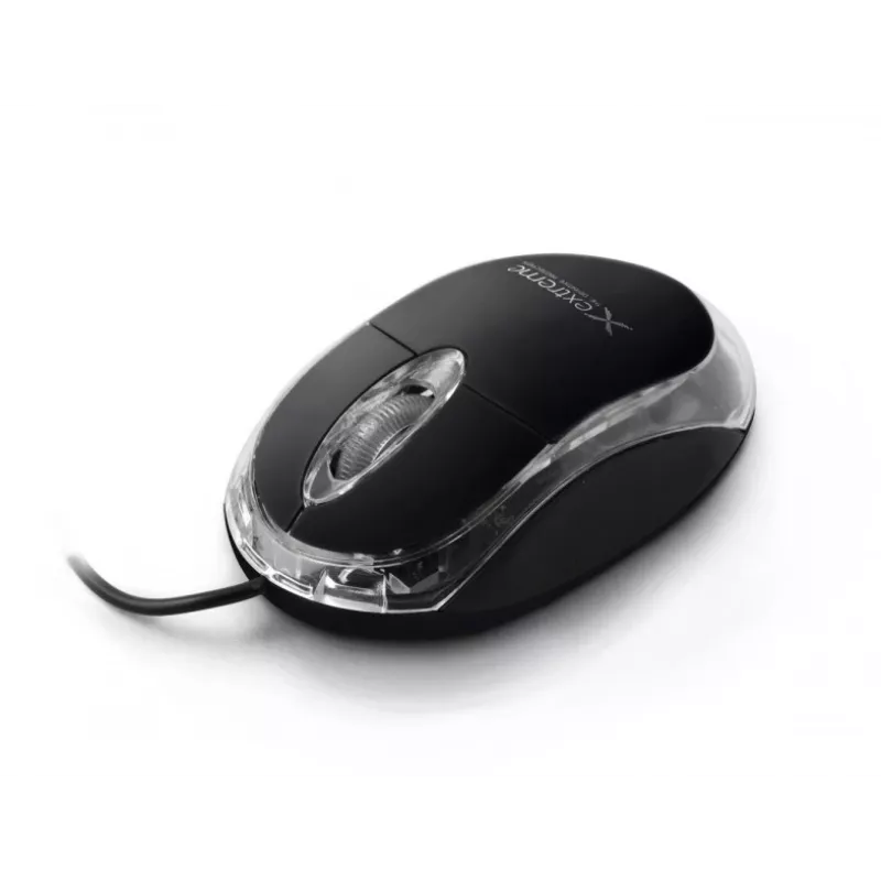 Mouse ottico con filo ambidestro EXTREME XM102K — 1000 DPI, USB Type-A, cavo 1,2 m, 3 tasti