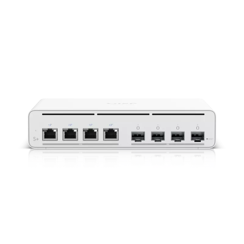 UniFi UISP Switch Plus - switch - gestito - 4 x 2.5GBase-T + 4 x 10Gb Ethernet S