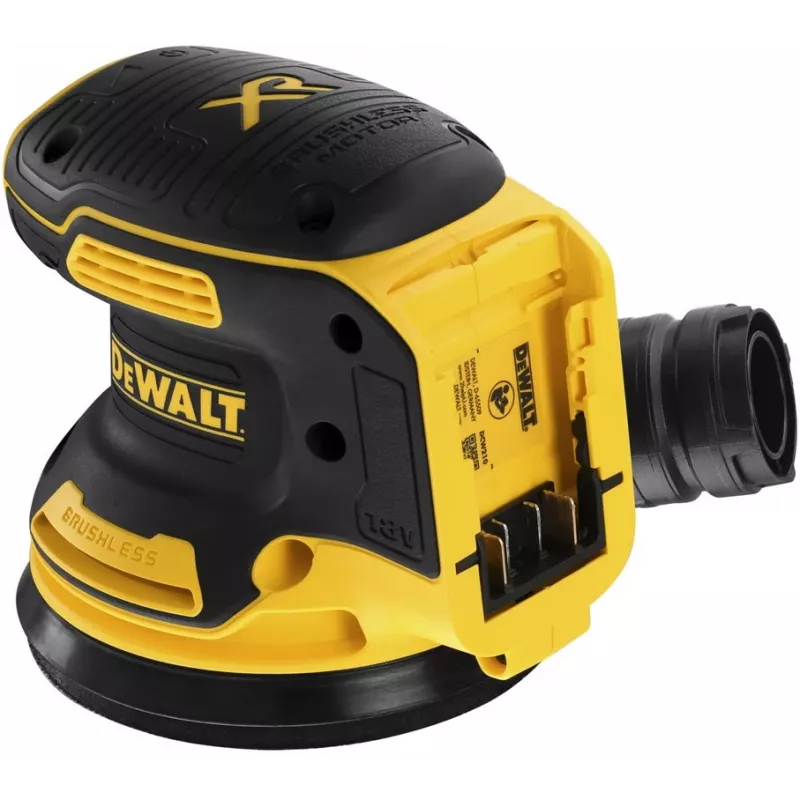 DeWALT DCW210NT-XJ levigatrice a mano levigatrice orbitale 12000 giri/min nero, giallo