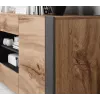 Cama Cassettiera WOOD rovere wotan/antracite