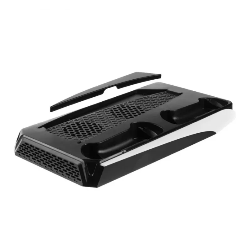 Base di raffreddamento e ricarica FIXED FIXPS5-MCS-BW — stazione multifunzione per controller PS5 DualSense