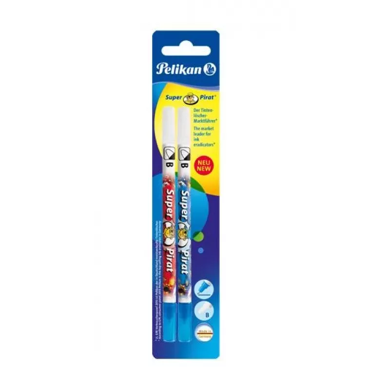 Gomma per cancellare Pelikan Super-Pirat F/B multicolore 2 pezzi