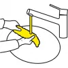 Accessorio per lavavetri Karcher 2.633-130.0 — panni in microfibra 275 mm (2 pezzi)