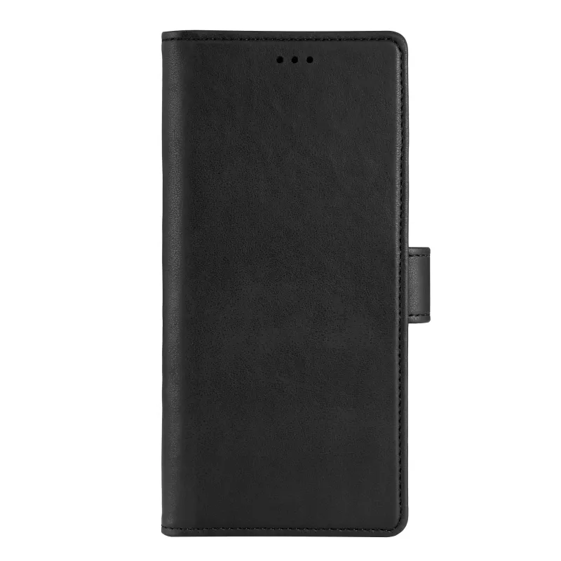 Krusell 62504 PhoneWallet custodia per Samsung Galaxy A73 5G, 6,7", pelle vegana, 3 scomparti per carte, nera