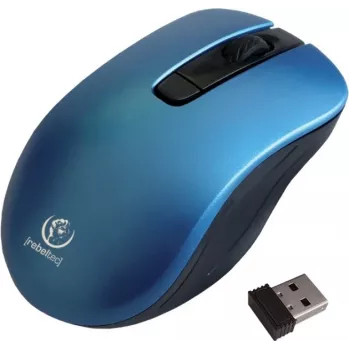 Mouse ottico wireless Rebeltec STAR blu RBLMYS00057 interfaccia