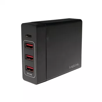 Caricabatterie da interno LogiLink PA0122 universale nero USB