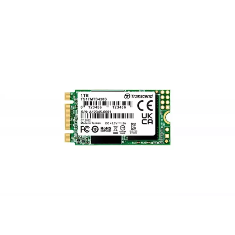 Unità SSD Transcend 1 TB M.2 SATA III 3D-NAND Modello 430S