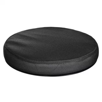 Cuscino rotante ortopedico ActionMed PO600AM — cuscino rotondo, rotazione 360°, 1,5 kg, nero