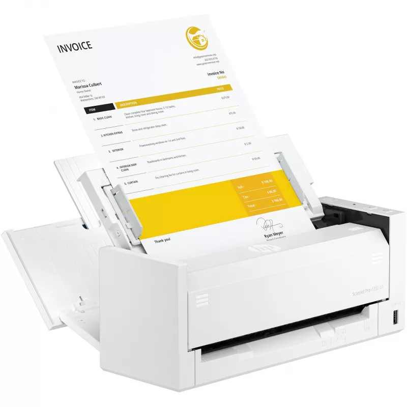 Scanner ADF HP ScanJet Pro 4200 s1 600 x 600 DPI A4 blu bianco