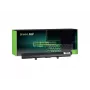 Battery Green Cell TS38 for Toshiba laptops — Li-Ion 14.8V 2200mAh, 4 cells, black