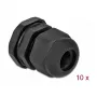 Pressacavo DeLOCK 60198 nero plastica 10 pz.