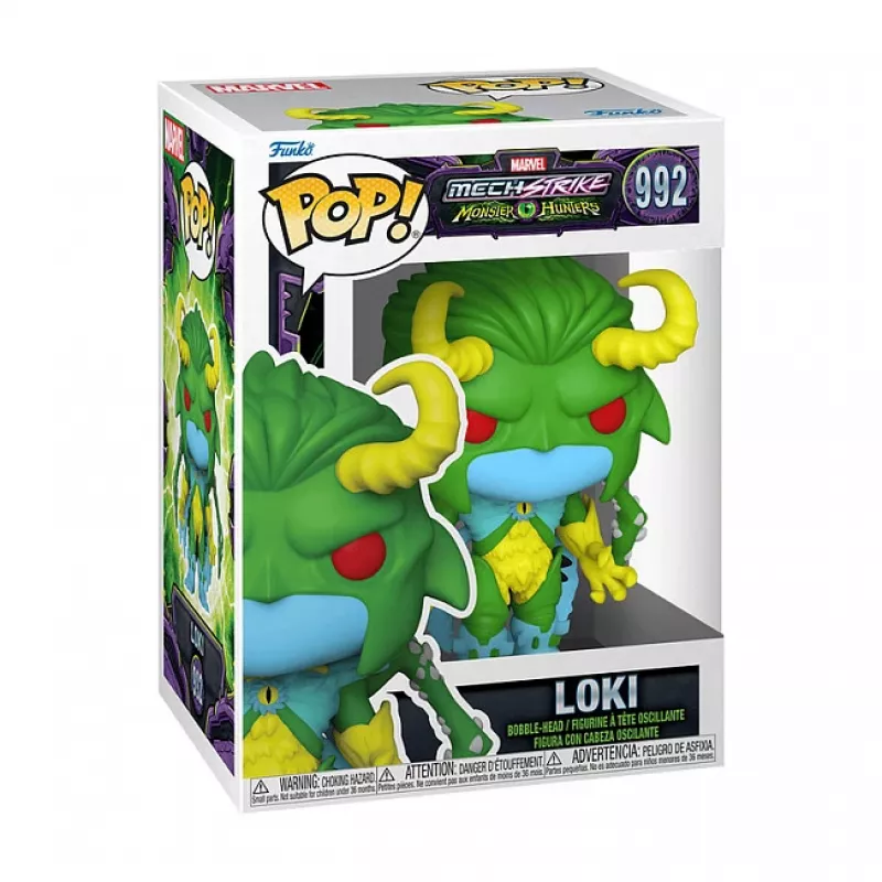 Funko Pop statuina Marvel Mech Strike Monster Hunters Loki