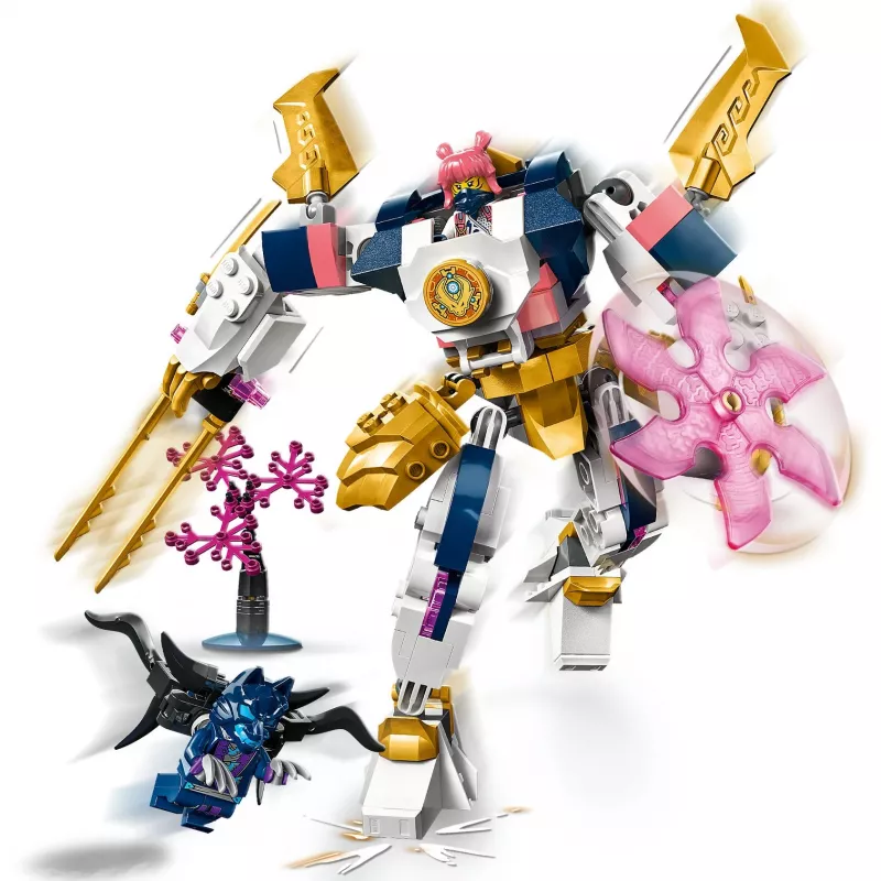 LEGO NINJAGO 71807 Soras Elemental Tech Mech Rising set di costruzioni