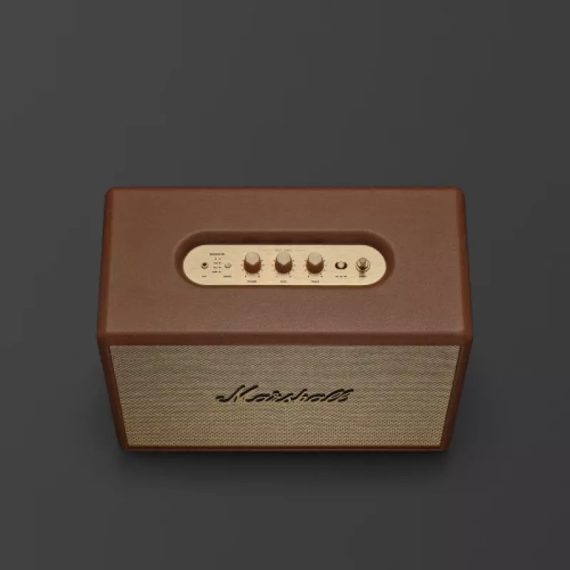 Altoparlante wireless MARSHALL Woburn III Brown — Multiroom, Bluetooth, Wi-Fi, ingressi analogici