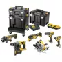 DeWalt DCK685P3T 18V Valigetta utensili a batteria — 3 batterie da 5,0 Ah, DCH273 martello, smerigliatrice angolare, valigetta