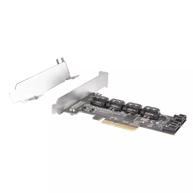 Controller Serial ATA SILVERSTONE SST-ECS06 — scheda PCIe con 6 porte SATA