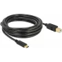 Cavo USB DeLOCK 83667 USB 2.0 4 m USB C USB B nero