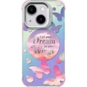 Custodia per cellulare LAUT Pop Dreamy per Apple iPhone 15/14/13 con schermo da 6,1 pollici, TPU + PET, multicolore