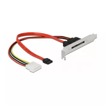 Staffa DeLOCK 90418 con 1 x SATA connettore femmina 22 poli esterno