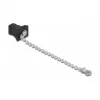 Cappuccio antipolvere in fibra ottica con catena DeLOCK 86847 connettore SC nero