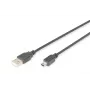Digitus ASSMANN - cavo USB - USB Type-A, 4 poli (M) - Mini-USB, Type-B (M) - 1 m (USB / Hi-Speed USB) - stampato - nero (AK-300108-010-S)