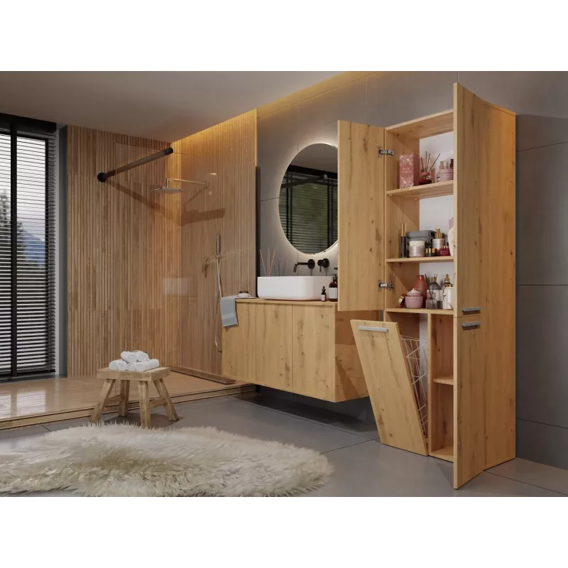 Mobile bagno Topeshop NEL 1K DD ART KPL rovere
