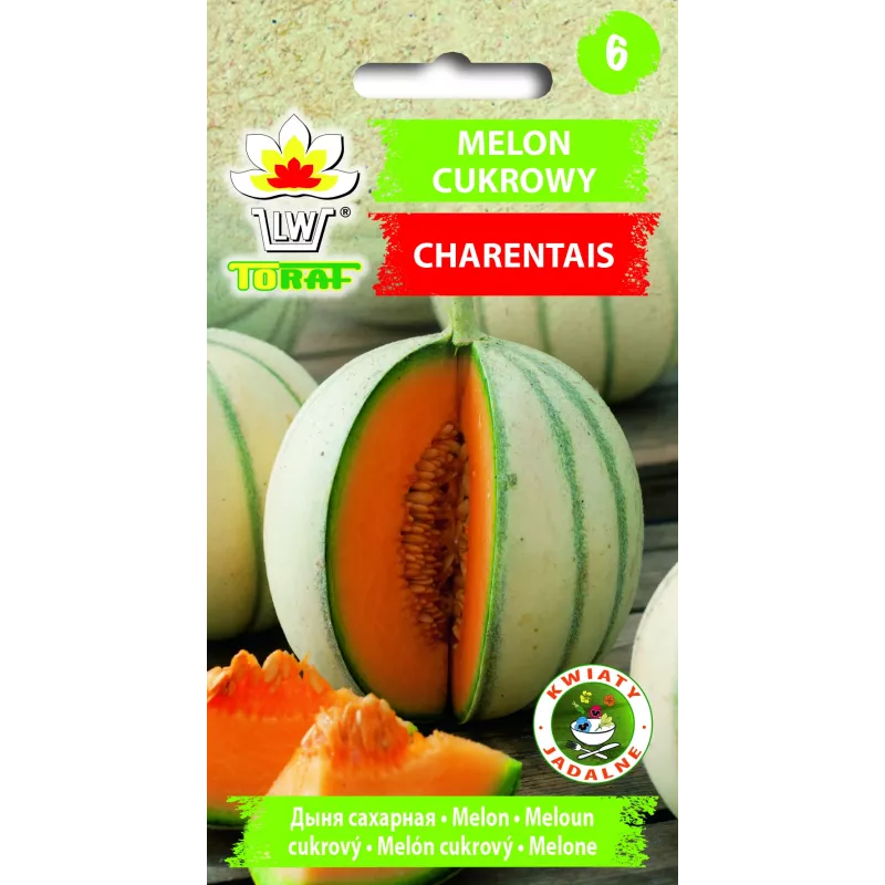 Semi di melone Charentais Toraf, confezione da 3 g