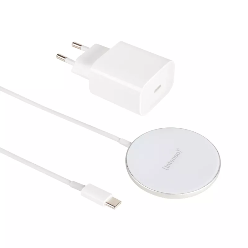 Smartphone Intenso MW1 caricabatterie rapido wireless USB per interni 12V