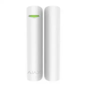 Ajax DoorProtect Plus sensore wireless porta/finestra, bianco, batteria CR123A, 3V, durata batteria 60 mesi, 20×20×90 mm