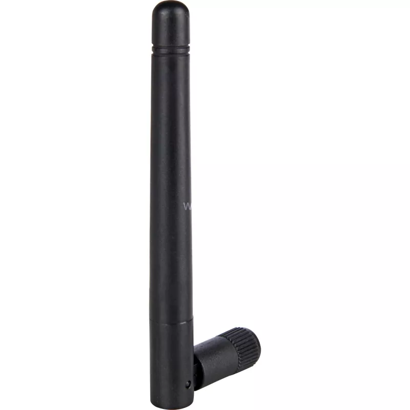 Delock 88339 antenna Wi-Fi 802.11 b/g/n, RP-SMA, 2 dBi, omnidirezionale, con snodo orientabile, nera