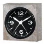 NeXtime orologio da parete 5167 Real Time Heavy Metal, 9,5x9,5x3,2 cm, da parete, grigio