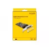 DeLOCK Scheda PCI Express x4 4 x RJ45 Gigabit LAN RTL8111 - PCIe - RJ-45 - PCIe 2.0 - Argento - PC - Windows 10 - Windows 11 - Windows 8.1 (88618)