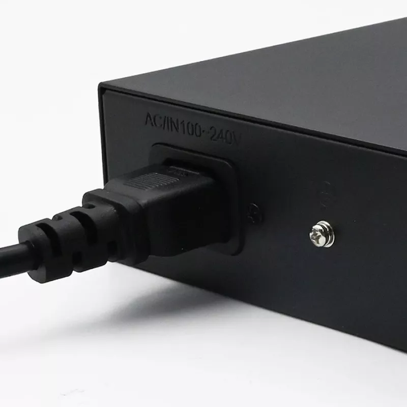 Switch di rete QOLTEC 52364 — Gigabit Ethernet PoE 16xRJ45, 2xSFP