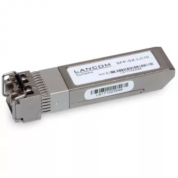 LANCOM SFP-SX-LC10 - Modulo ricetrasmettitore SFP+ - 10 GigE - 10GBase-SX - LC multi-mode - fino a 300 m - 850 nm (confezione da 10)