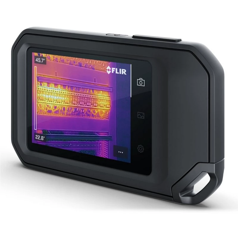FLIR C8 termocamera compatta, 320x240, MSX, da -20 a 450 °C, display LCD, Wi-Fi, nera