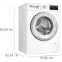 Lavatrice a carica frontale Bosch WAN2813APL Series 4 8 kg 1400 giri/min bianca