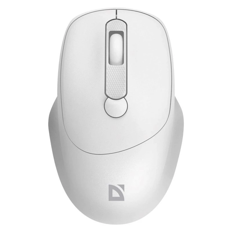 Defender Feam MM-296 52297 mouse wireless, clic silenzioso, ottico, 1600 DPI, USB, bianco