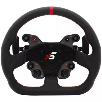 Volante Simracing Simagic GT1-SD pelle, volante rimovibile per sim-rig, impugnatura in pelle, disposizione fori compatibile