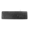 Tastiera Gembird KB-U-103-RU ufficio USB QWERTY inglese russo nero