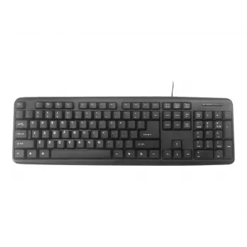 Tastiera Gembird KB-U-103-RU ufficio USB QWERTY inglese russo nero