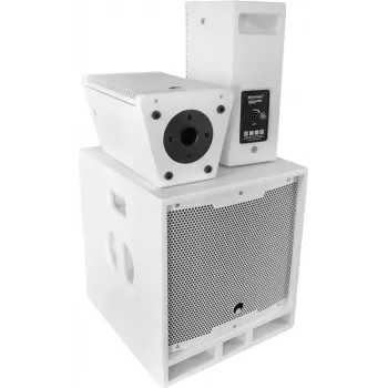 Diffusore PA attivo Omnitronic MAXX-1206DSP bianco 120W RMS