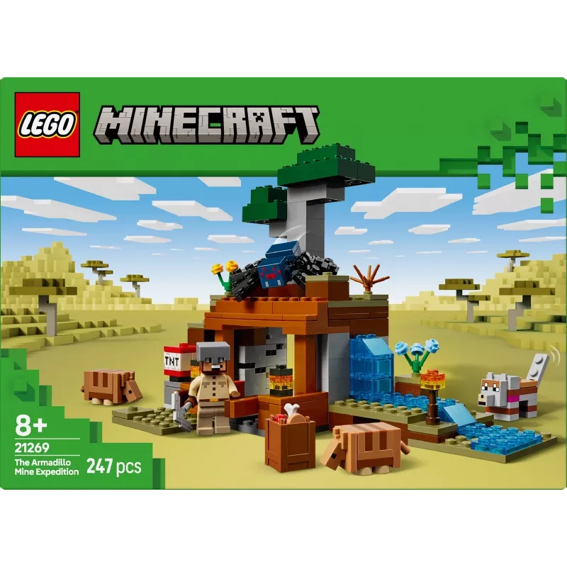 LEGO MINECRAFT 21269 La spedizione nella miniera dell'armadillo