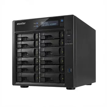 Asustor Lockerstor 8 Gen3 AS6808T NAS 8-Bay, AMD Ryzen V3C14, 16 GB DDR5 ECC, 2x 10GbE + 2x 5GbE
