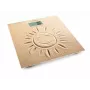 Esperanza EBS006 Bilancia pesapersone Bilancia elettronica pesapersone quadrata beige