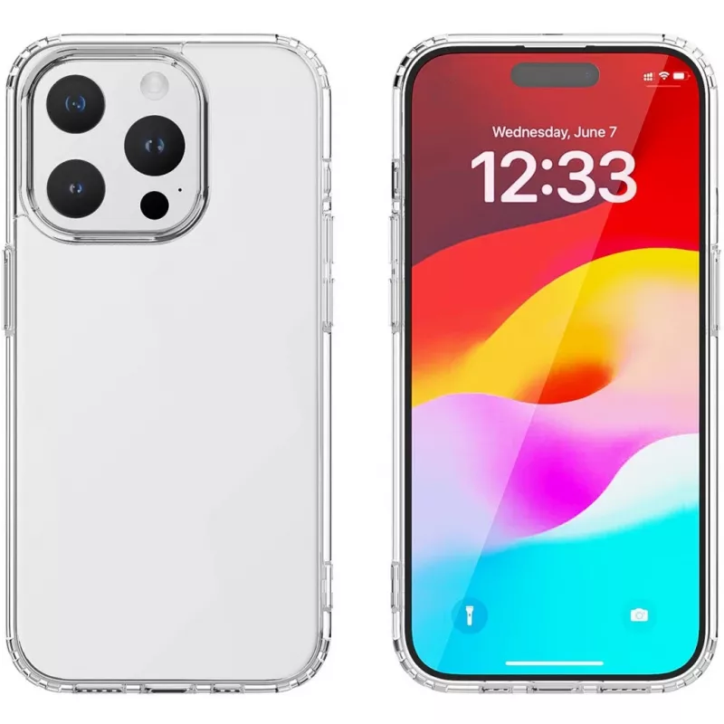 4smarts 540604 - custodia a libro - Apple - iPhone 15 Pro - 15,5 cm (6.1) - trasparente