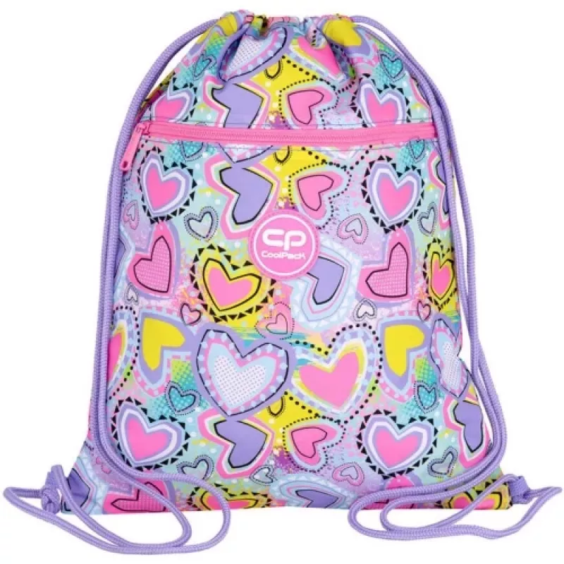 Borsa sportiva CoolPack Vert Pastel Hearts
