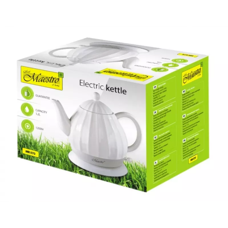 Bollitore Feel-Maestro MR070 1,2 L 1200 W bianco