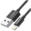Cavo per cellulare Ugreen 80822 US155 nero 1 m USB A Lightning